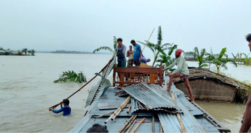 বন্যায় ১৫ জেলায় ২০ লাখ মানুষ ক্ষতিগ্রস্ত