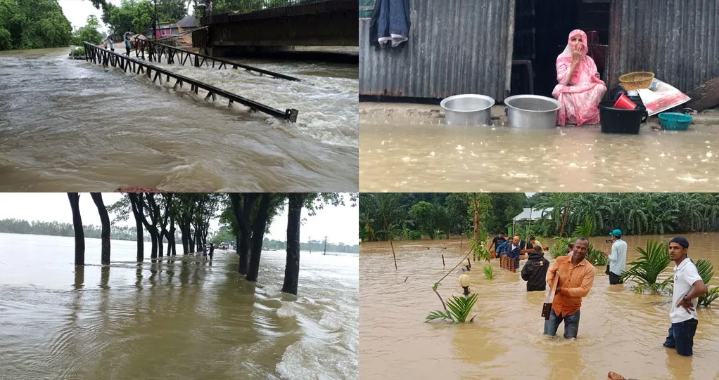 বন্যায় ক্ষতিগ্রস্ত ২৯ লাখ মানুষ, ২ জনের মৃত্যু