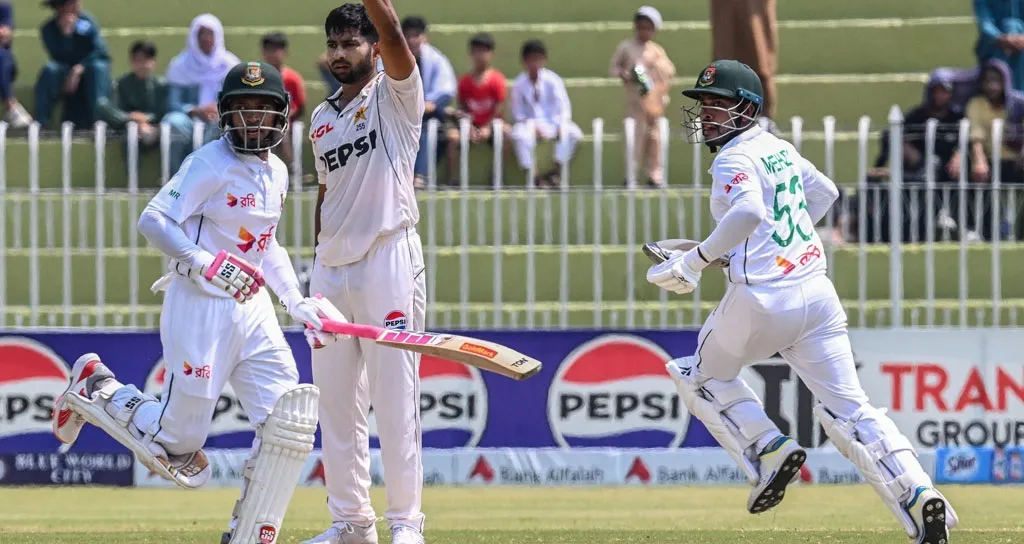 পাকিস্তানের রান পাহাড় পাড়ি দিয়ে লিডে বাংলাদেশ