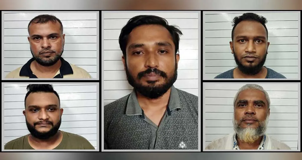 আ.লীগের ৫ নেতাকর্মী গ্রেপ্তার