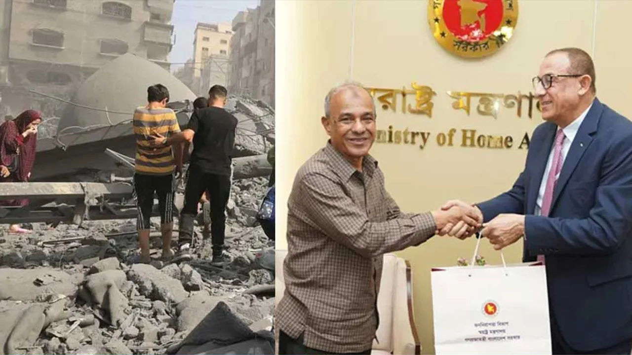 বাংলাদেশ সবসময় ফিলিস্তিনের নির্যাতিতদের পাশে আছে: স্বরাষ্ট্র উপদেষ্টা