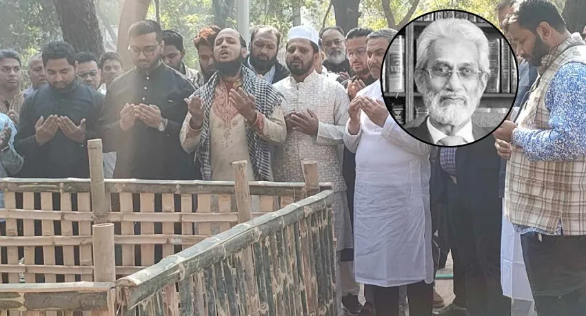 বুদ্ধিজীবি কবরস্থানে চিরশায়িত হাসান আরিফ