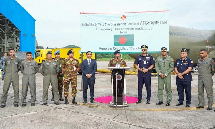 Bangladesh sends emergency relief to tremor-hit Afghanistan