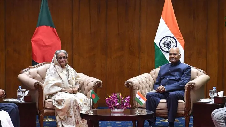 শেখ হাসিনা-রামনাথের সৌজন্য সাক্ষাৎ