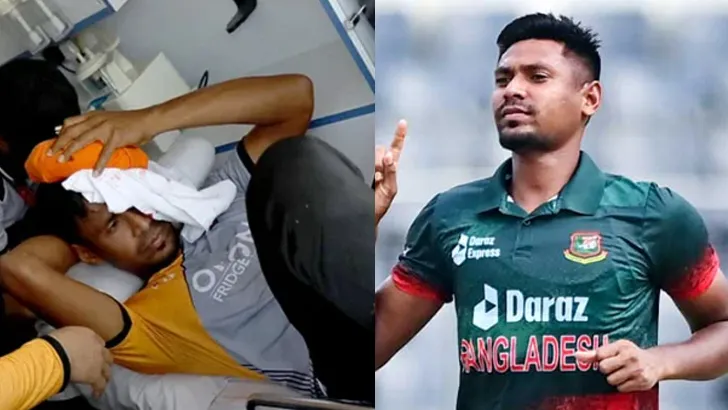 মোস্তাফিজের মাথায় আঘাত, সর্বশেষ যা জানা গেল