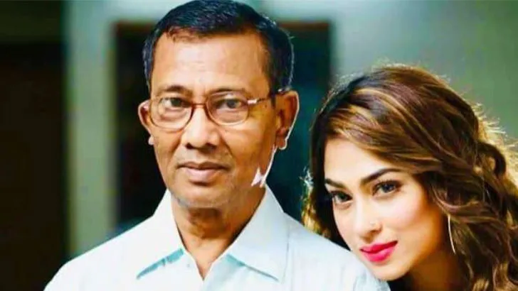 নায়িকা পপির বাবার প্রয়াণ
