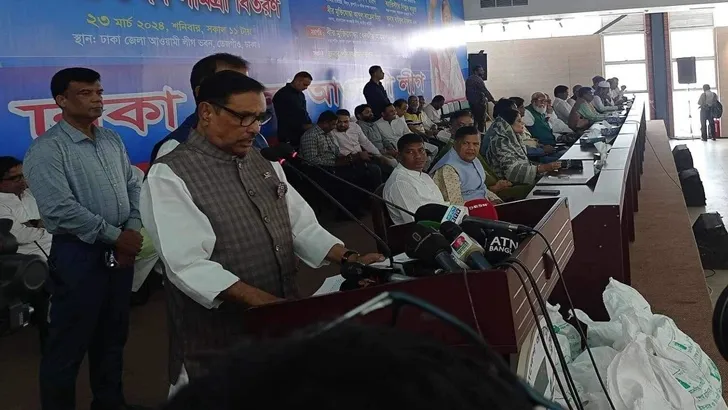 বিএনপি পাকিস্তানি কায়দায় ভারত বিরোধিতা শুরু করেছে: ওবায়দুল কাদের