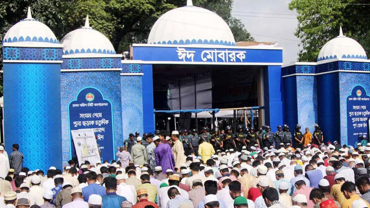 জাতীয় ঈদগাহে ঈদের প্রধান জামাত সাড়ে ৮টায়