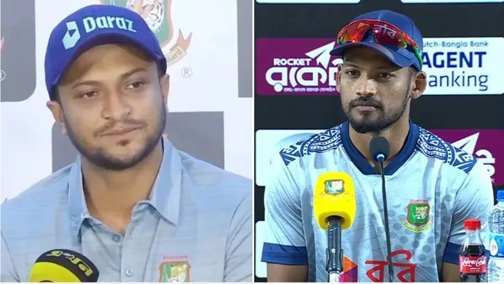 শান্তর অধিনায়কত্ব নিয়ে যা বললেন সাকিব আল হাসান