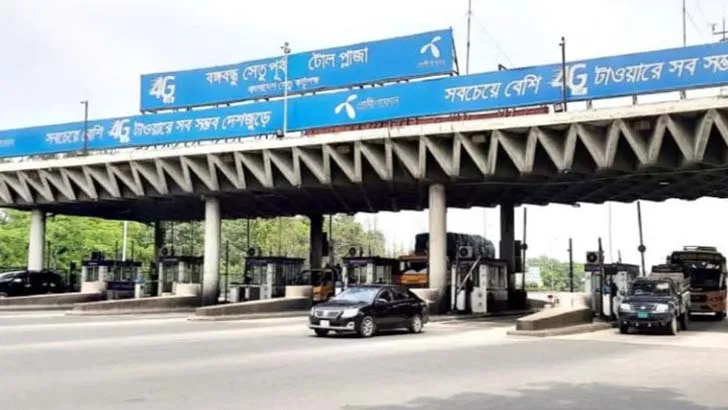 বঙ্গবন্ধু সেতুতে তৃতীয় সর্বোচ্চ টোল আদায়