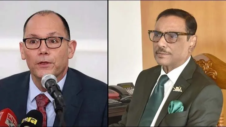 আপনার দেশ গণতন্ত্রে কতটা পিছিয়েছে পিটার হাসকে ওবায়দুল কাদের