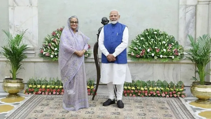 শেখ হাসিনা-মোদি বৈঠক : দুদেশের সম্পর্ক আরও দৃঢ় করার আশাবাদ