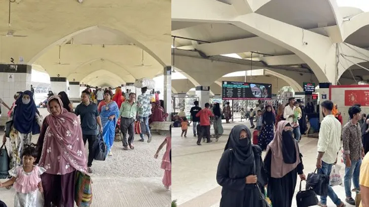 ঈদ শেষে ঢাকায় ফেরা শুরু