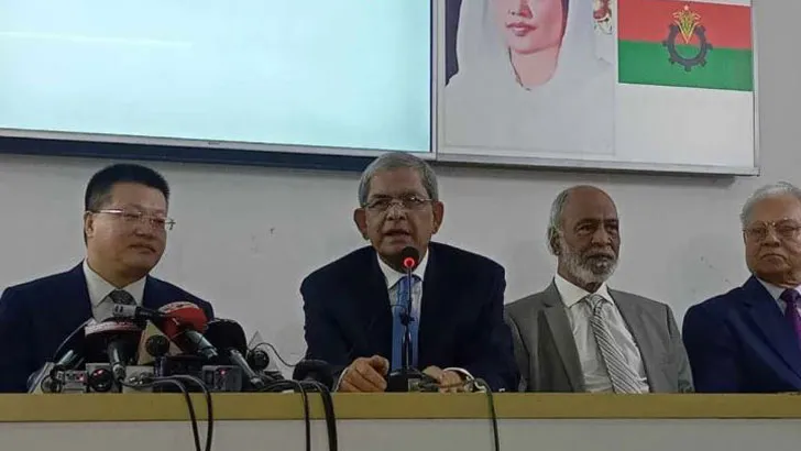 চীন বাংলাদেশের পাশে থাকবে: মির্জা ফখরুল