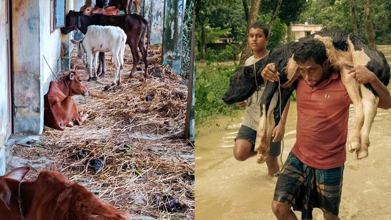 বন্যায় কুমিল্লা প্রাণিসম্পদে ৩০৮ কোটি টাকার ক্ষতি
