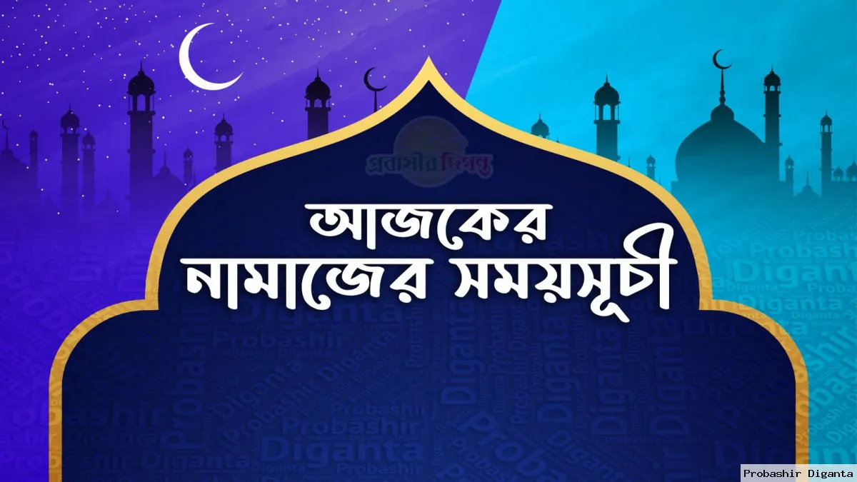 ১১ অক্টোবর : নামাজের সময়সূচি