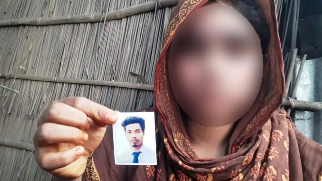 বিয়ের দাবিতে ভাগনের বাড়িতে মামির অনশন