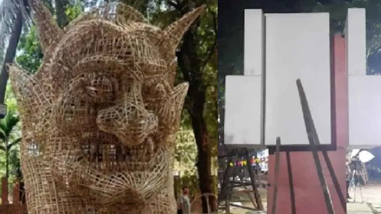 ফের চলছে ‘স্বৈরাচারের মুখাকৃতি’ বানানোর কাজ