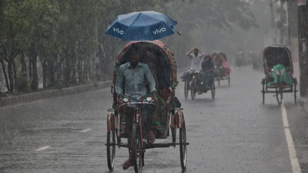 বৃষ্টি হতে পারে টানা ৫ দিন