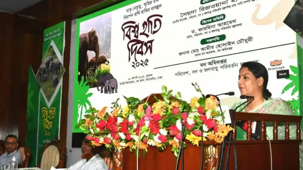 আমি দায়িত্ব নেয়ার পর ১২টা হাতি মরে গেছে: রিজওয়ানা