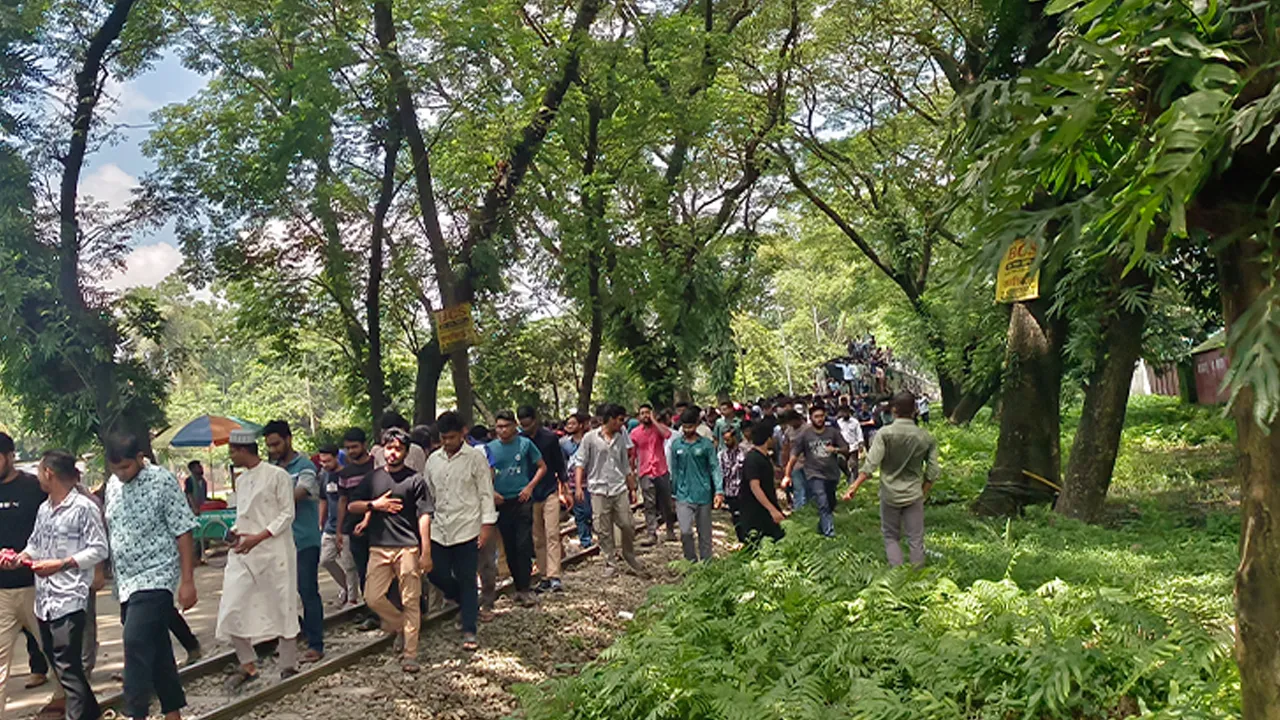 ঢাকা-ময়মনসিংহ রেল যোগাযোগ বন্ধ