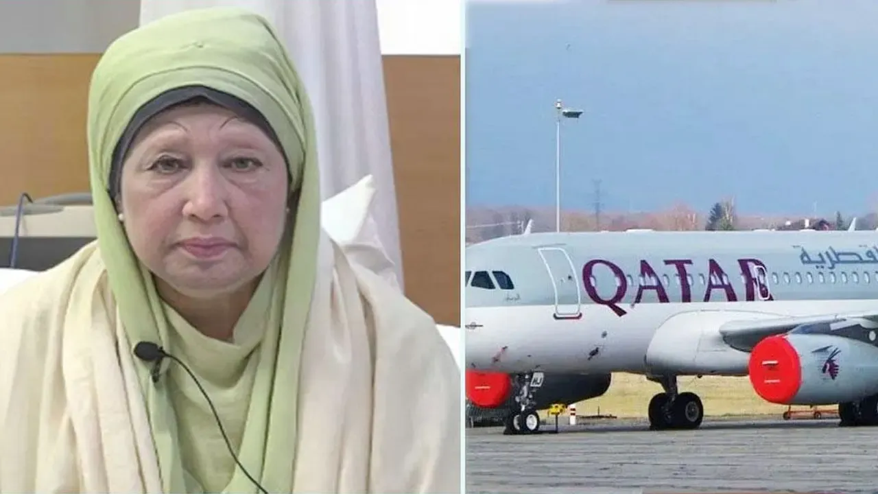 খালেদা জিয়াকে বিদেশে নিতে প্রস্তুত কাতার এয়ার