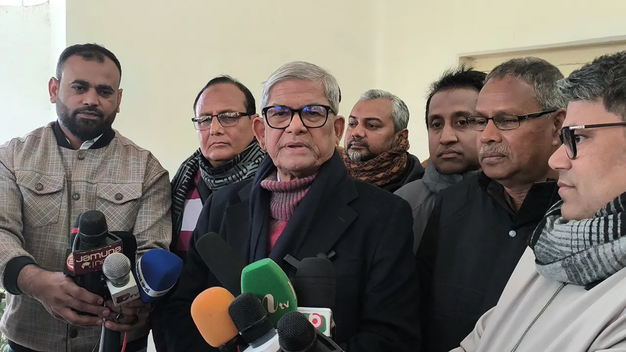 আইনশৃঙ্খলা পরিস্থিতিতে সন্তুষ্ট নই : মির্জা ফখরুল