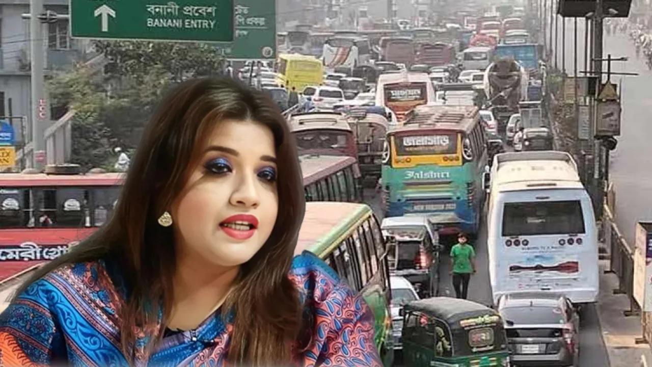 শামা ওবায়েদের গাড়িতে ধাক্কা দেওয়ায় বাসচালক গ্রেপ্তার