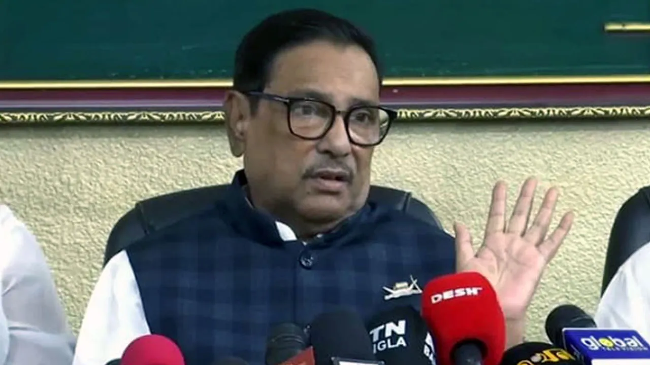 নির্বাচনের তারিখ পেছালে আওয়ামী লীগ মানবে না : ওবায়দুল কাদের