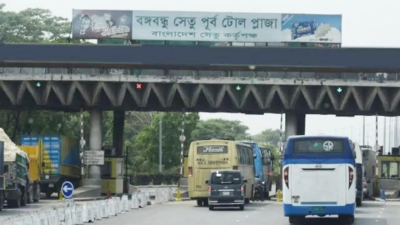 বঙ্গবন্ধু সেতুতে ২৪ ঘণ্টায় যান পারাপার ৪৩ হাজার