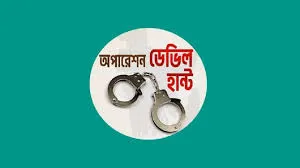 সারা দেশে অপারেশন ডেভিল হান্টে গ্রেপ্তার ৫৮৫ জন