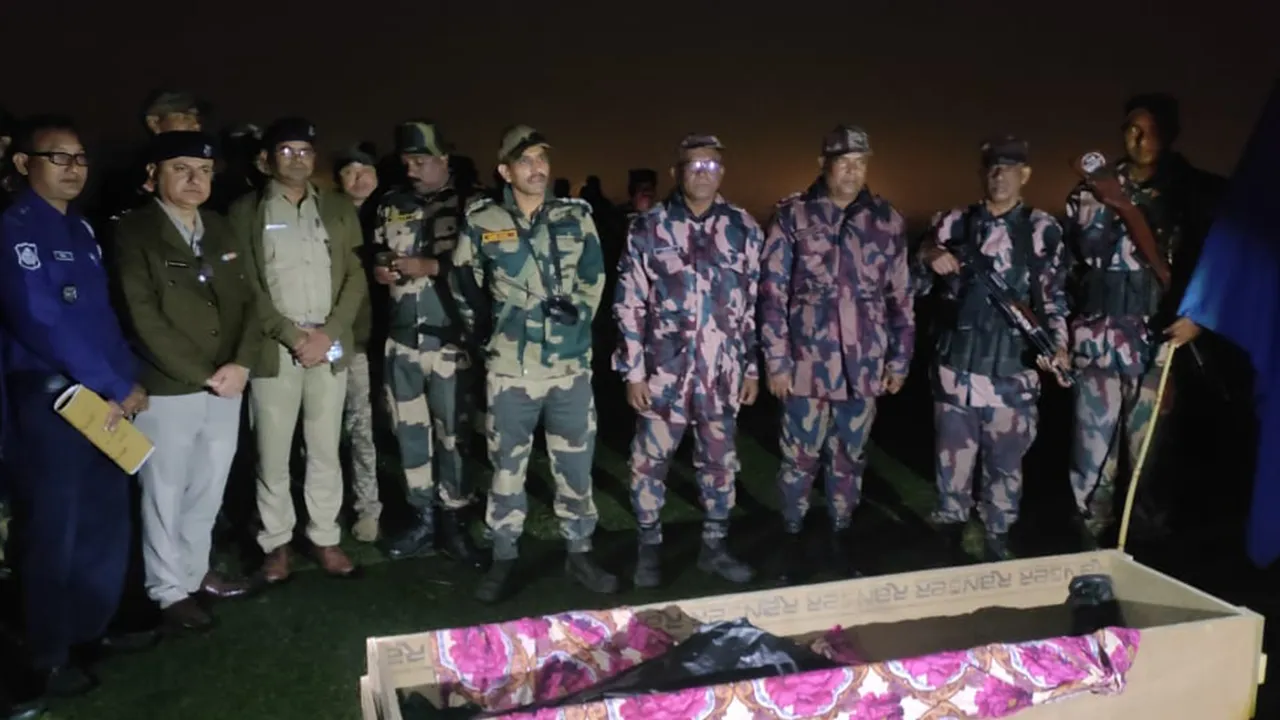 সীমান্তে বিএসএফের গুলিতে নিহত যুবকের মরদেহ ফেরত