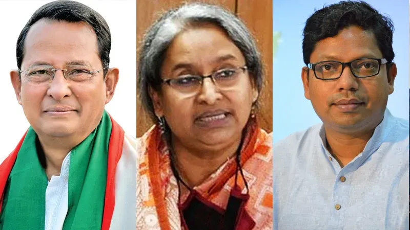 রিমান্ড শেষে আদালতে ইনু দীপু মনি ও পলক