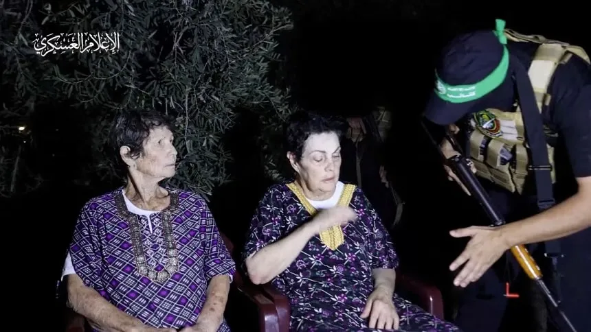 Hamas frees two Israeli women, US cautions on Gaza invasion