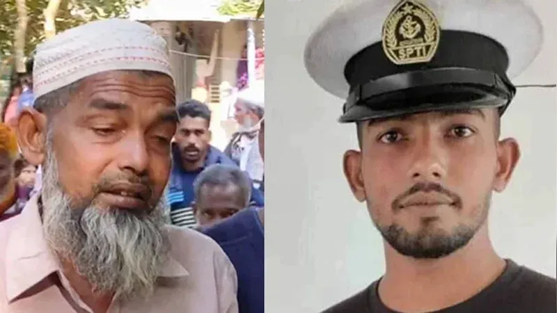 জাহাজে ছেলে হত্যা: শোকে মারা গেলেন বাবা