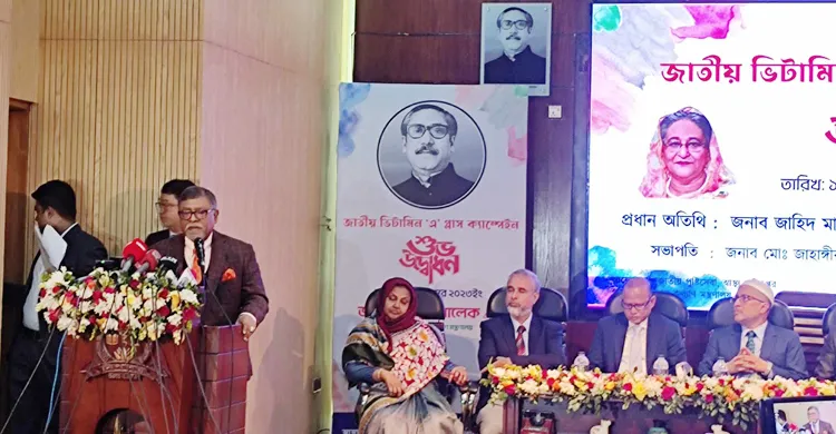রাতকানা রোগের প্রকোপ এখন শূন্যের কোটায়: স্বাস্থ্যমন্ত্রী