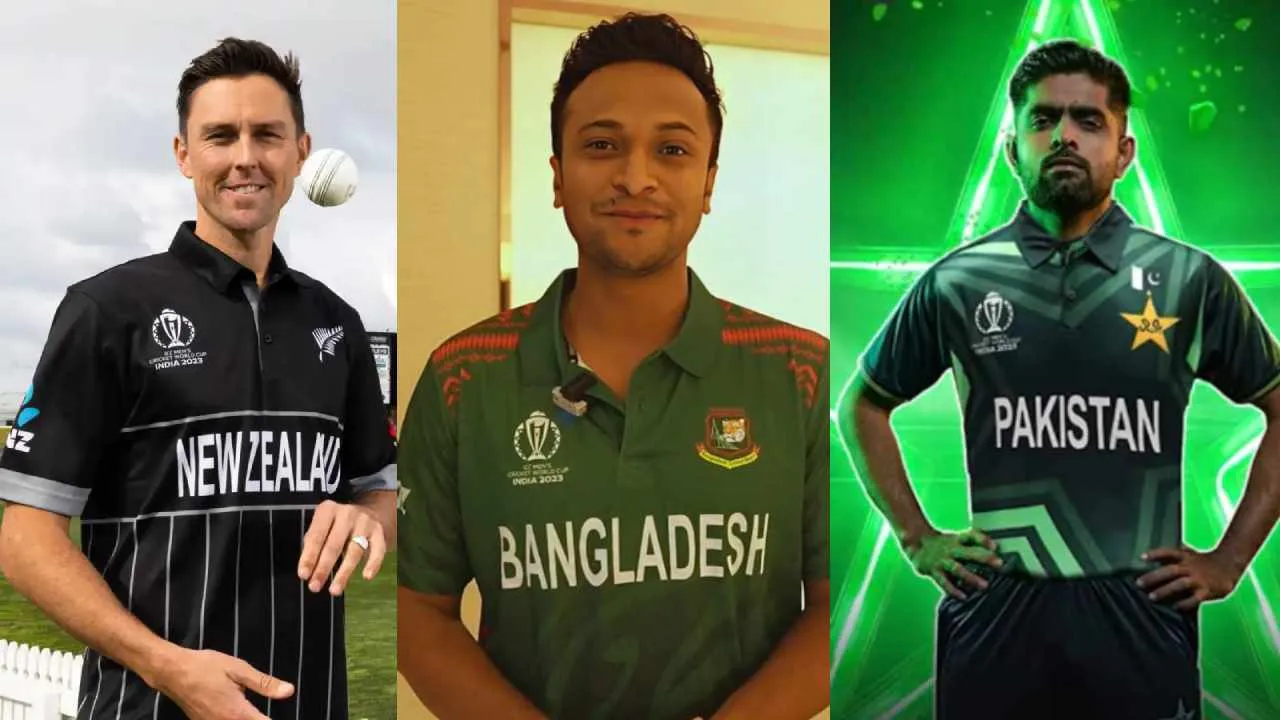 বিশ্বকাপের ১০ দলের জার্সি