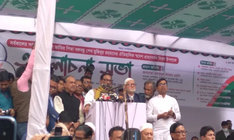 ৫৪ বিরোধী দল গণঅবস্থান নিয়ে ঘোড়ার ডিম পাড়বে: ওবায়দুল কাদের