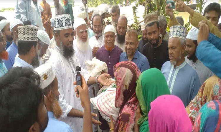 কুড়িগ্রামে জামায়াতের ত্রাণ বিতরণ