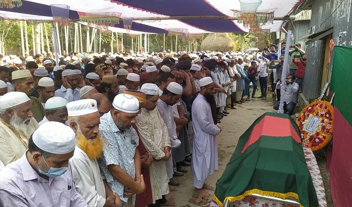 সাবেক রাষ্ট্রপতি সাহাবুদ্দিনের প্রথম জানাজা সম্পন্ন