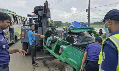 সুনামগঞ্জে পিকআপ-সিএনজি মুখোমুখি সংঘর্ষ, নিহত ৩