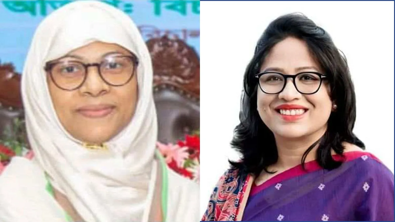 মহিলা জজ অ্যাসোসিয়েশনের সভাপতি হোসনে আরা, মহাসচিব ফারজানা ইয়াসমিন