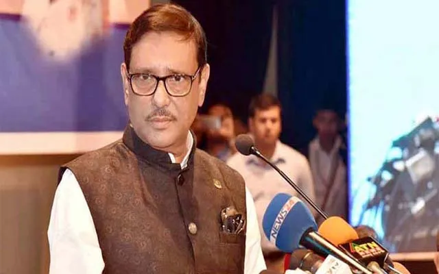১০ ডিসেম্বর আমরাও মাঠে থাকব : ওবায়দুল কাদের
