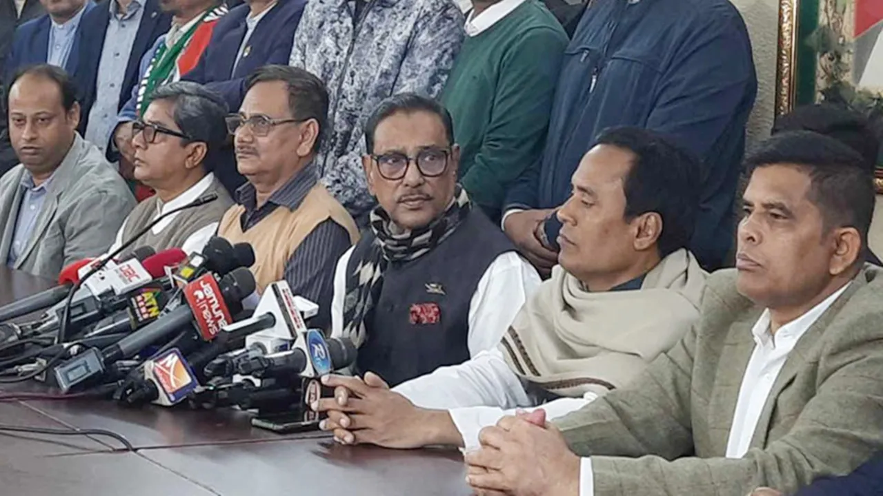 আমার মনে হয় না জাতীয় পার্টি দলগতভাবে সরে যাবে: ওবায়দুল কাদের