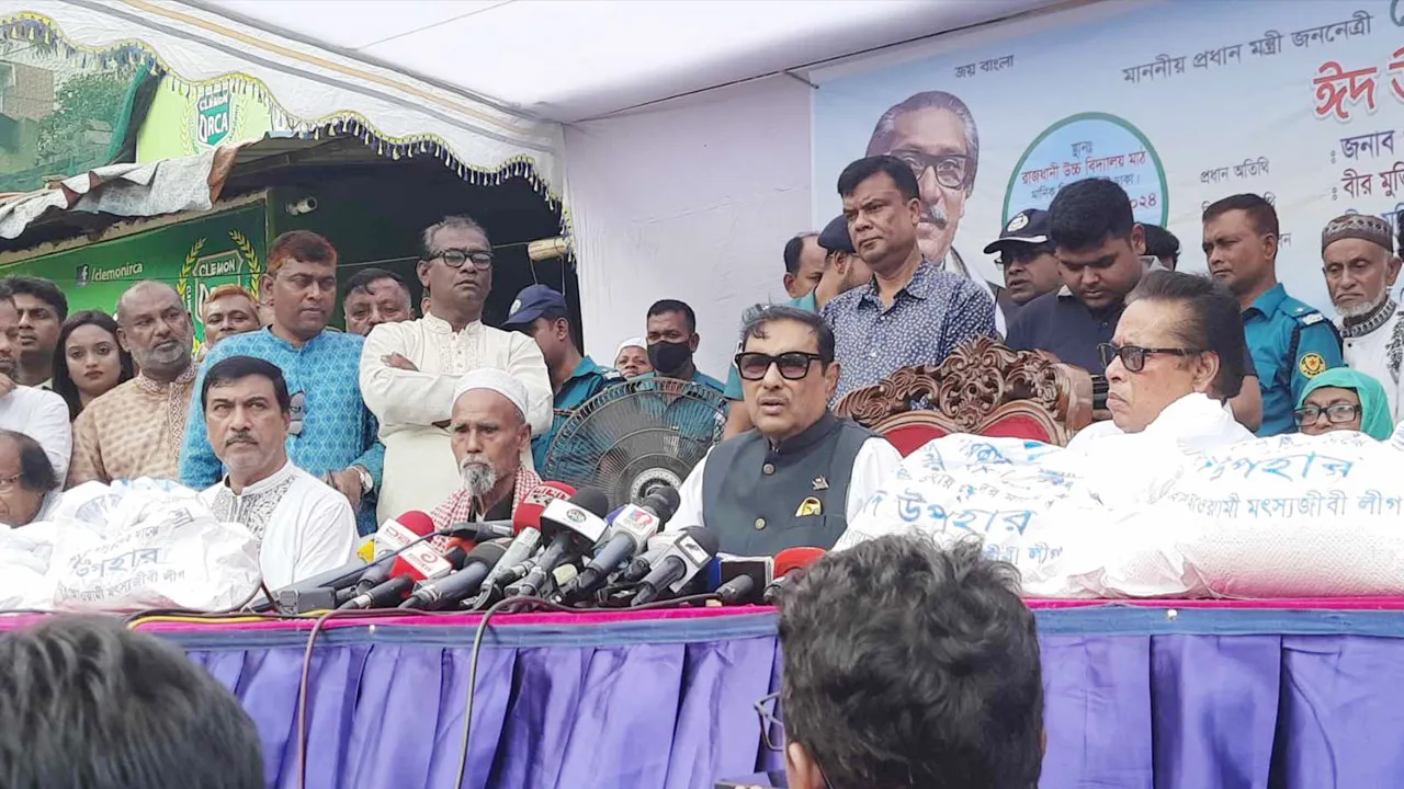মেট্রোরেলের ভাড়ায় ভ্যাট আরোপের বিষয়টি সরকার জানে না : ওবায়দুল  কাদের