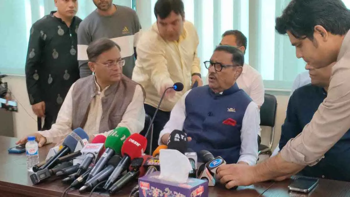 আওয়ামী লীগ বিদেশিদের নির্দেশে রাজনীতি করে না: ওবায়দুল কাদের