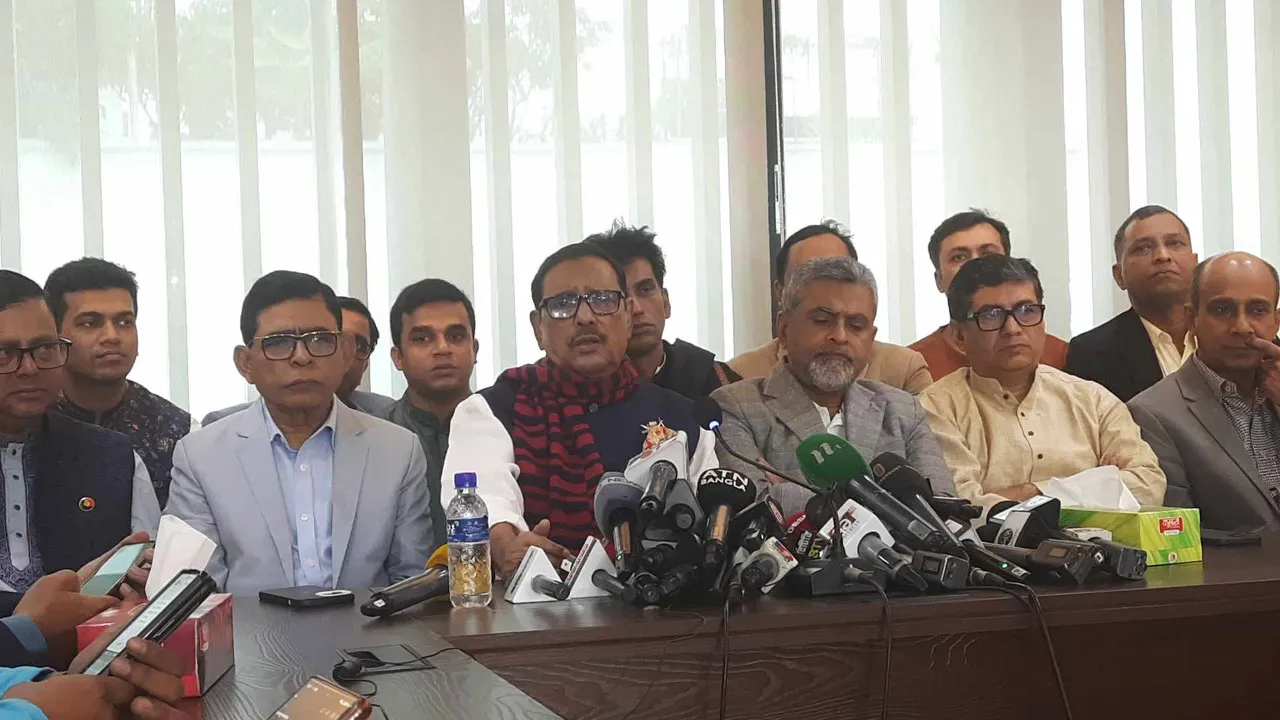 কারো সঙ্গে আমরা যুদ্ধে জড়াতে চাই না : ওবায়দুল কাদের