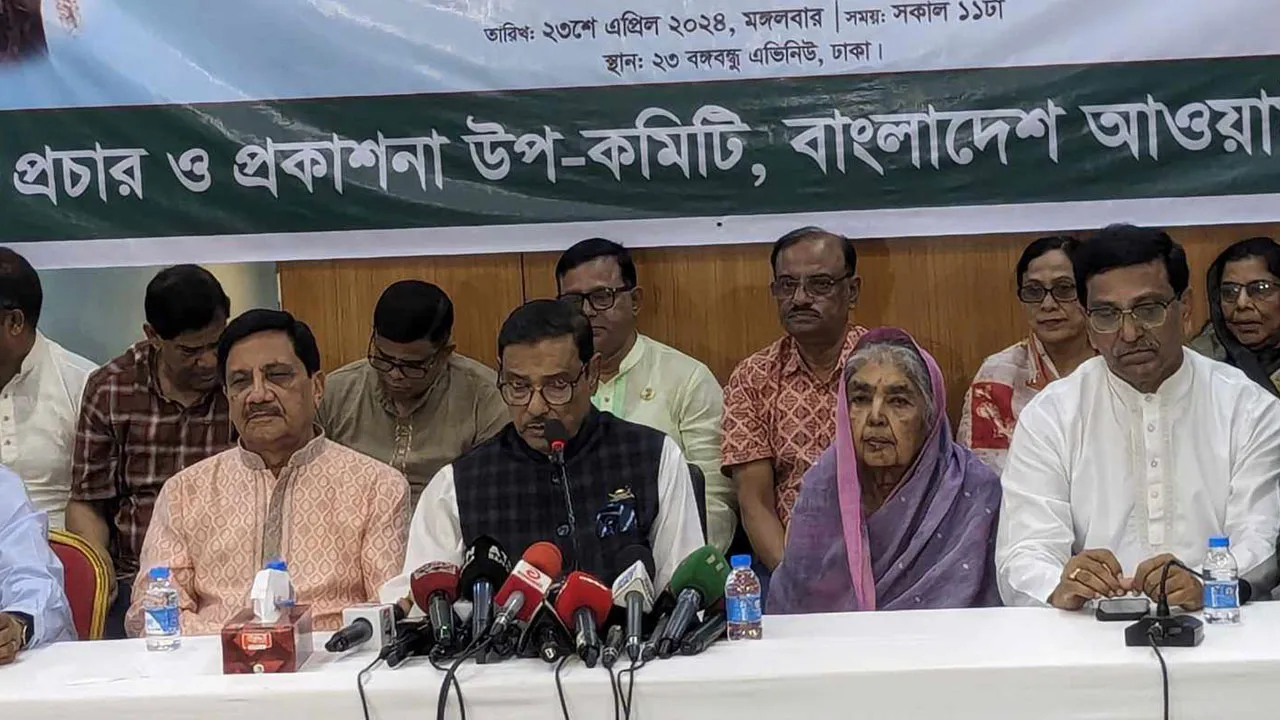দেশি-বিদেশি চক্র নির্বাচিত সরকারকে হটানোর চক্রান্ত করছে : ওবায়দুল কাদের