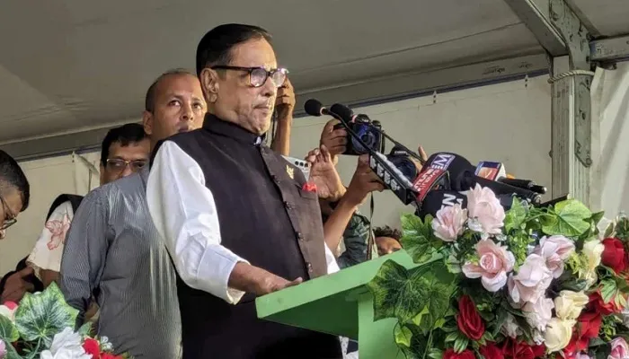 জনগণের ম্যান্ডেট নিয়েই আ.লীগ ক্ষমতায় এসেছে : ওবায়দুল কাদের