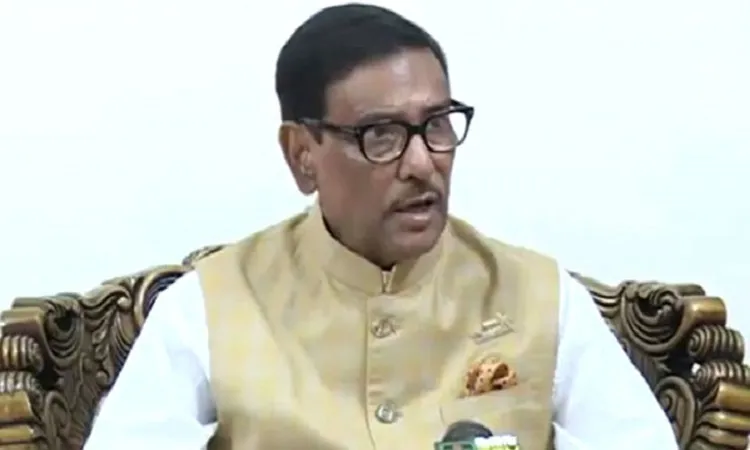 উন্নয়নকে অস্বীকার করা দেশবিরোধী ষড়যন্ত্র: ওবায়দুল কাদের